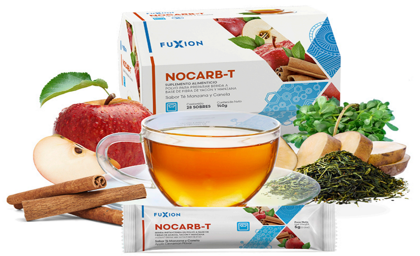 Nocarb-T De fuxion regula el Azucar en la Sangre asimilacion de carbohidratos